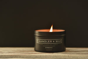 chandler and wax candle company uses 100% soy based wax. These candles will warm any space with rich aromas that will be loved by all.